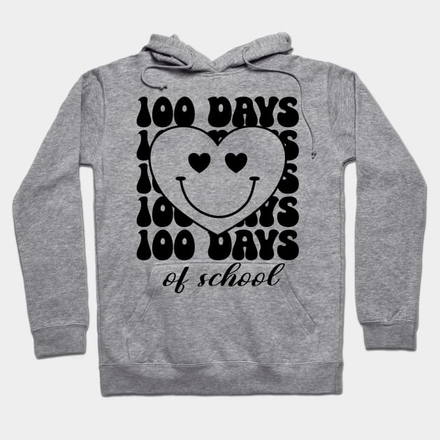 100 Days of School Hoodie by Blended Designs